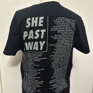 She Past Away 2021 Unisex Medium 2021 Tour Date T Shirt